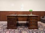Klassiek Engels Chesterfield Bureau Partnerdesk, Antiek en Kunst, Ophalen of Verzenden