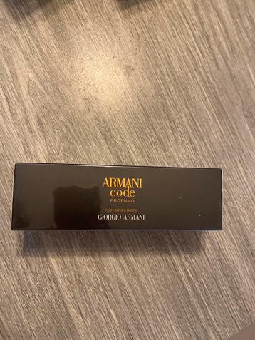 Giorgio armani code parfumo 110ML NIEUW in PLASTIC &DOOS, Handtassen en Accessoires, Uiterlijk | Parfum, Ophalen of Verzenden