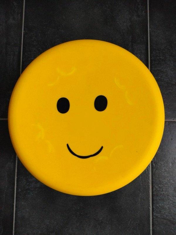 Design Techno Tabouret plastique jaune smiley Acid, Maison & Meubles, Tabourets, Utilisé, Plastique, Enlèvement