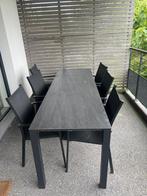 Table de jardin & chaises, Tuin en Terras, Tuintafels, Ophalen, Zo goed als nieuw, Rechthoekig, Aluminium