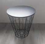 Bijzettafel draadmand zwart, Huis en Inrichting, Ophalen, Zo goed als nieuw
