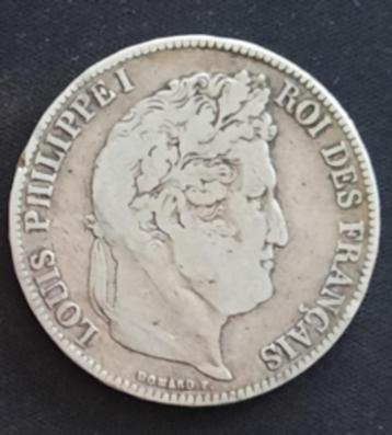 5 voor Louis-Philippe II 1836 W beschikbaar voor biedingen