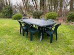Meuble de jardin table avec 6 chaises, Jardin & Terrasse, Chaise, 6 places, Utilisé, Sets de jardin