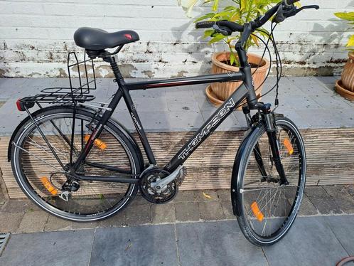 Zwarte Thompson herenfiets in zeer goede staat, Fietsen en Brommers, Fietsen | Heren | Sportfietsen en Toerfietsen, Gebruikt, Ophalen