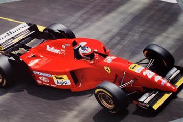 affiche poster Ferrari 412 T2 G. Berger 1995 beschikbaar voor biedingen