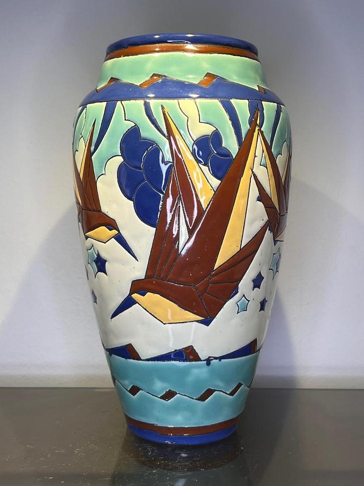 Charles Catteau Keramis Boch, Antiek en Kunst, Antiek | Vazen, Verzenden