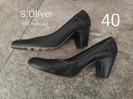 zwarte pumps S.Oliver maat 40 nieuwstaat, Pumps, Zwart, Ophalen of Verzenden, Zo goed als nieuw