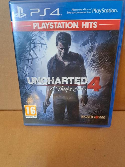 Uncharted 4: A Thiefs End (PlayStation Hits), PS4, Games en Spelcomputers, Games | Sony PlayStation 4, Nieuw, Overige genres, Vanaf 16 jaar
