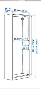 Caisson Pax + portes + tringle + 2 planches, Maison & Meubles, Enlèvement, Utilisé