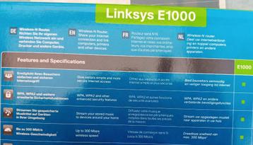 Wireless router Linksys beschikbaar voor biedingen
