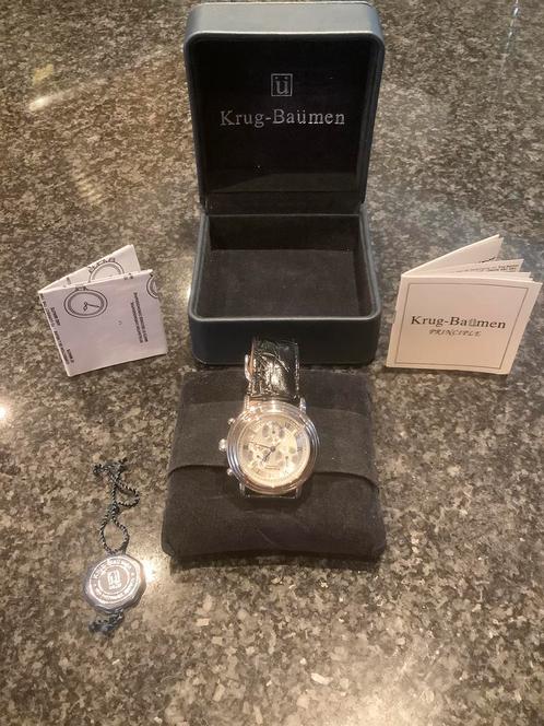 Horloge “Krug-Baümen” Model 2011km Principle, Handtassen en Accessoires, Horloges | Heren, Zo goed als nieuw, Polshorloge, Overige merken