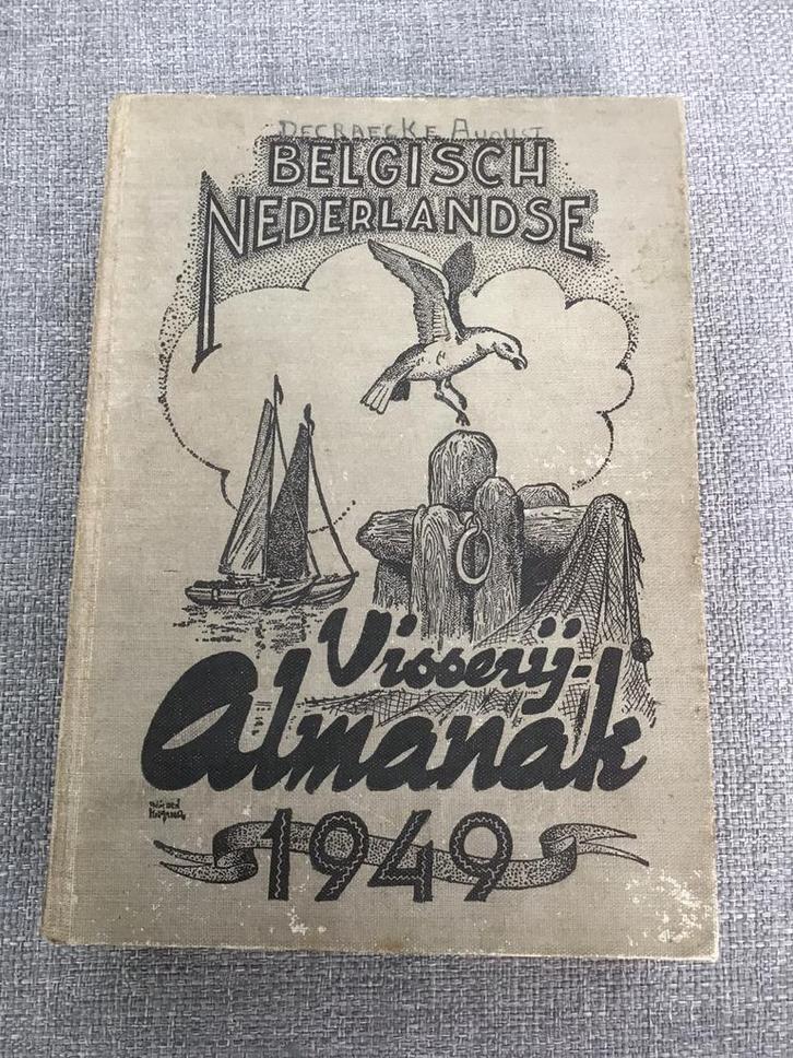 Belgisch - Nederlandse Visserij-Almanak 1949, Antiek en Kunst, Antiek | Boeken en Manuscripten, Ophalen of Verzenden
