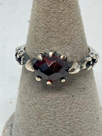 Handgemaakte zilveren ring - Unisex met uniek design maat 25 beschikbaar voor biedingen