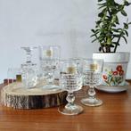 Vintage Luminarc France set van 6 portoglaasjes, Huis en Inrichting, Keuken | Servies, Glas, Glas of Glazen, Ophalen of Verzenden