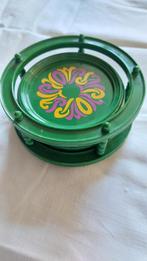 Lot de six sous-verres vintages seventies, Enlèvement ou Envoi