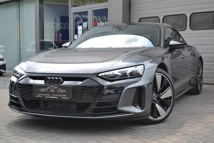 Audi E-Tron GT * Daytonagrijs * 21" velgen  98% SOH batterij, Auto's, Audi, Bedrijf, Te koop, e-tron GT, 360° camera, 4x4, ABS