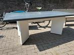 Keukentafel met blad uit composiet, Huis en Inrichting, Ophalen, Gebruikt