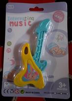 Gitaar rammelaar, Kinderen en Baby's, Speelgoed | Babyspeelgoed, Ophalen of Verzenden, Nieuw, Rammelaar