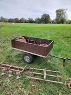 Kar voor motoculteur, Tuin en Terras, Ophalen, Gebruikt