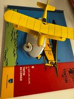 Kuufje vliegtuig 1:43 geel dubbeldekker uit kuifje in afrika, Ophalen of Verzenden, Kuifje, Nieuw