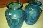 Prachtige glazen vaas... blauw, Huis en Inrichting, Woonaccessoires | Vazen, Nieuw, Glas, Blauw, Ophalen of Verzenden