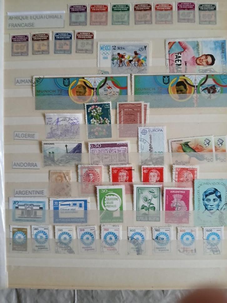 postzegels wereld (1 van 4) + zie beschrijving, Postzegels en Munten, Postzegels | Volle albums en Verzamelingen, Ophalen of Verzenden