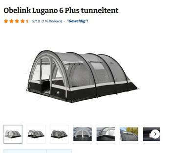 Obelisk Lugano 6 plus tunnel tent beschikbaar voor biedingen
