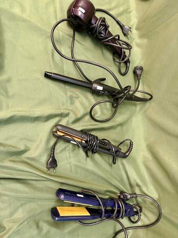 Diverse haarstylingapparaten te koop beschikbaar voor biedingen