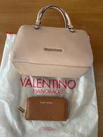 Handtas met portemonnee, Handtassen en Accessoires, Tassen | Damestassen, Ophalen, Gebruikt, Roze, Handtas
