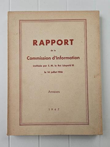  Rapport de la Commission d’information instituée par S.M. l
