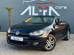 Volkswagen GOLF Cabriolet 1.2 TSI*XENON*CUIRE*LED*GPS*CRUISE, 4 zetels, 105 pk, Gebruikt, Zwart