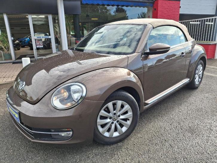 Volkswagen Beetle Cabriolet 1.6TDi 105 CUIR CH/GPS/APS x2/BT, Auto's, Volkswagen, Particulier, Overige modellen, ABS, Airbags