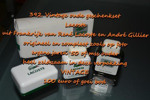 392. Coffret ancien vintage, frais de port inclus, Collections, Parfums, Neuf, Miniature, Plein, Envoi