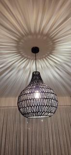 Moderne hanglamp–gevlochten design met sfeervol lichteffect, Ophalen, Zo goed als nieuw