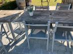 Tuinset tafel en kleine tafel plus 6 stoelen, Tuin en Terras, Ophalen, Tuinset