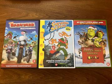Set van 3 Kinder DVD’s beschikbaar voor biedingen