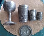 32 DELIG DUITS TINNEN DRINKBEKERS, Antiek en Kunst, Ophalen of Verzenden