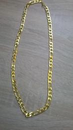 18-karaats vergulde herenketting, Handtassen en Accessoires, Kettingen, Ophalen of Verzenden, Nieuw, Goud, Goud