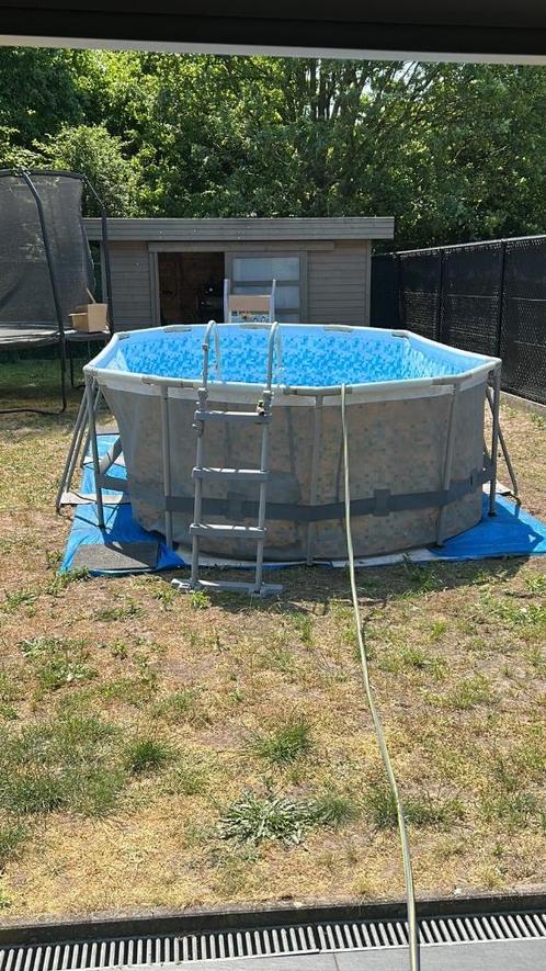 Zwembad en toebehoren en warmtepomp!, Tuin en Terras, Zwembad-toebehoren, Gebruikt, Overige typen, Ophalen