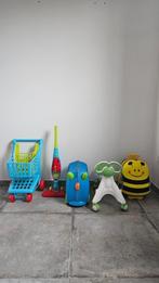 groot speelgoed kids, winkelkar, reiskoffer, stofzuiger..., Ophalen, Gebruikt