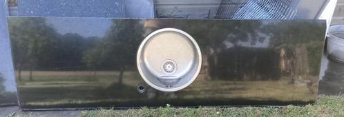 Granieten keukenblad aanrechtblad buitenkeuken € 185,- steen, Tuin en Terras, Buitenkeukens, Zo goed als nieuw, Vrijstaand, Ophalen
