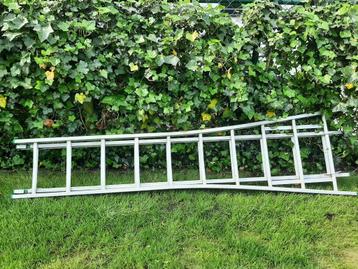 Échelle double extensible Petry 2 x 10, Enlèvement ou Envoi, Pliable ou rétractable/escamotable, Échelle, Utilisé