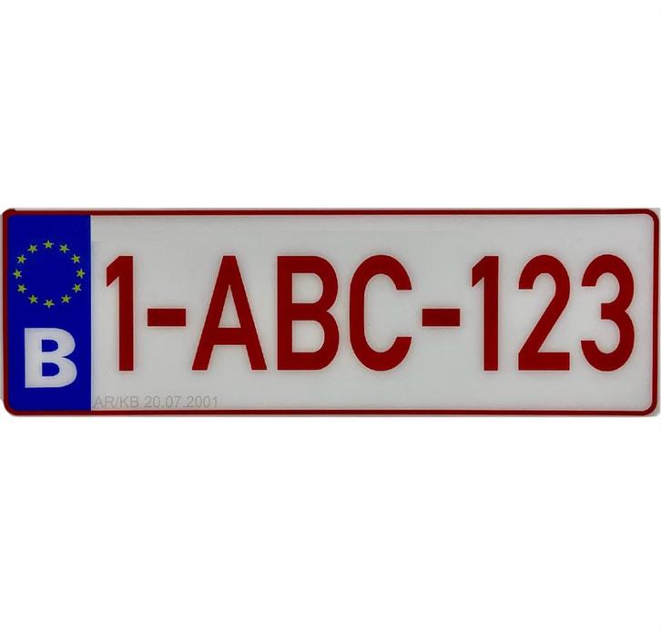 3D-zelfklevende kentekenplaat, Auto diversen, Autostickers, Ophalen of Verzenden