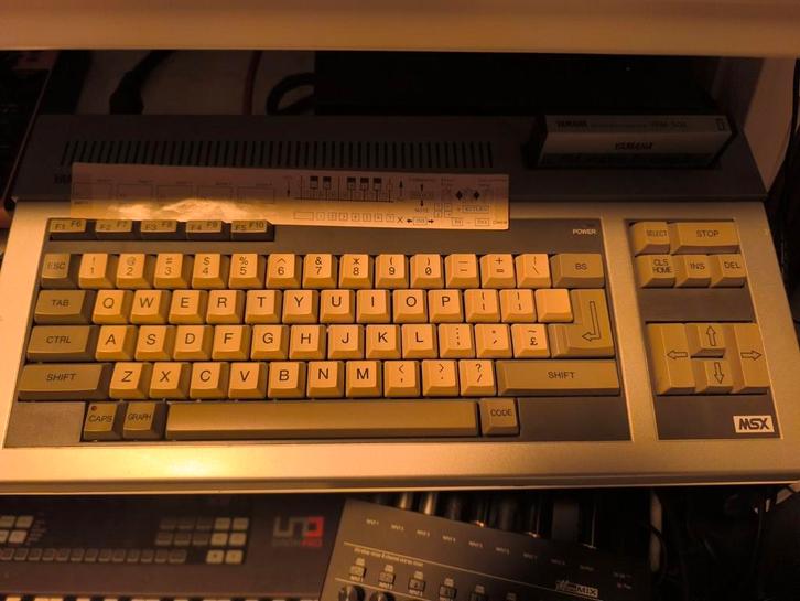 Msx avec carte Dx7, music module, clavier Yamaha, Computers en Software, Vintage Computers, Ophalen
