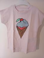 Roze t-shirt ijsje, Kinderen en Baby's, Kinderkleding | Maat 98, Meisje, Name it, Ophalen of Verzenden, Zo goed als nieuw