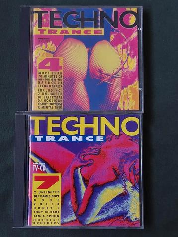 TECHNO TRANCE 4+7, CD & DVD, Envoi, Comme neuf
