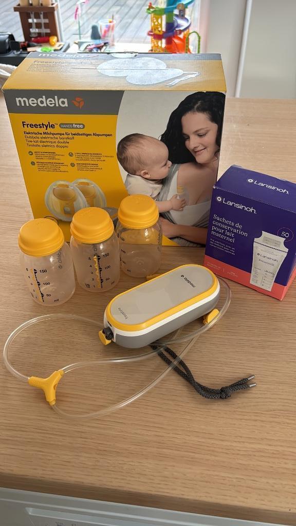 Medela freestyle kolftoestel, Kinderen en Baby's, Babyvoeding en Toebehoren, Zo goed als nieuw, Borstkolf, Ophalen