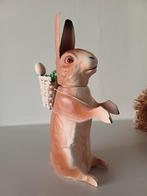 Oude Pasen Haas Candycontainer papier maché, Diversen, Ophalen of Verzenden