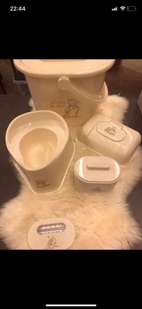 Set Bébéjou, Kinderen en Baby's, Badjes en Verzorging, Zo goed als nieuw, Luieremmer, Ophalen