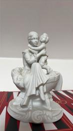 Antiek Bisque Porseleinen "Moeder en Kind–Gesigneerd P.Frank, Antiek en Kunst, Ophalen